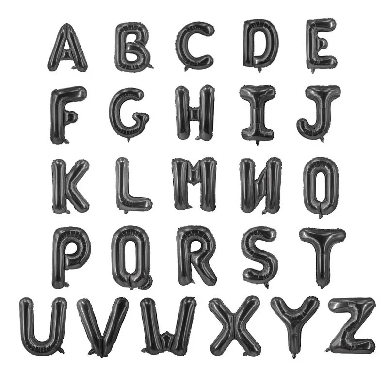 

Большие фольгированные буквы для праздника bright balloons