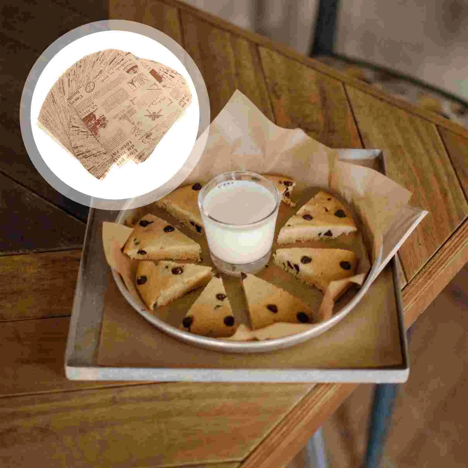 200 шт. вкладыши для пищевой бумаги силиконовые рулоны бумага пекаря хлебная