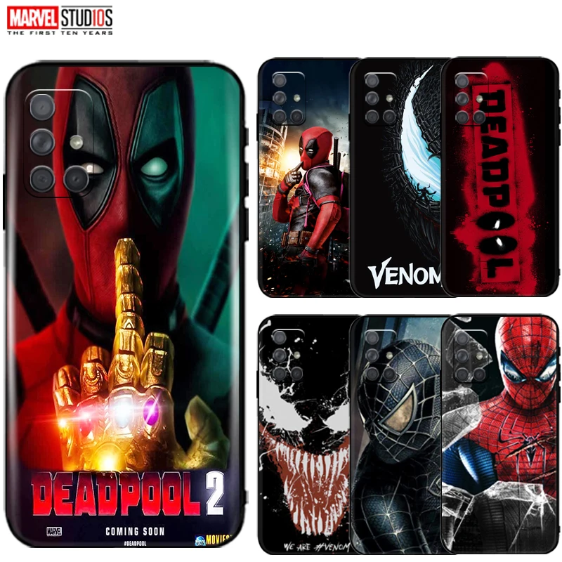 

Venom Spiderman Deadpool Phone Case For Samsung Galaxy A11 A21 A21S A31 A51 A71 A22 A32 A52 A72 5G S10 Plus M11 M21 M31 M32