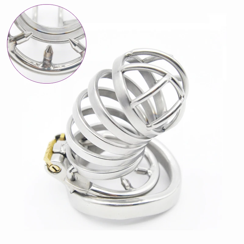 Клетка целомудрия мужские секс-игрушки металлическая клетка для пениса из