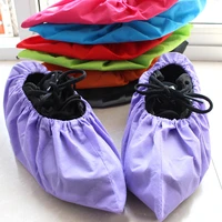 1pair reusable shoes cover non woven material shoe protector cleaning overshoes machine room protective shoe covers