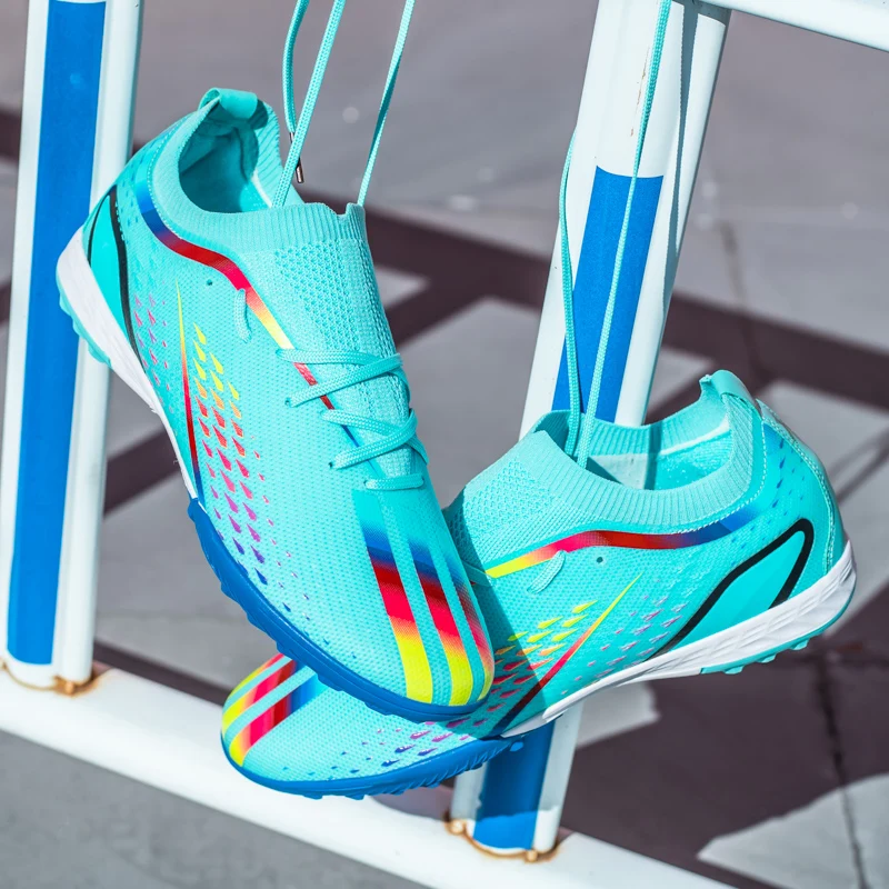 Men's Professional Football Shoes Sneakers Football Shoes Outdoor Non-Slip Long Shoe Nails Ultra-Light TF/FG Football Shoes