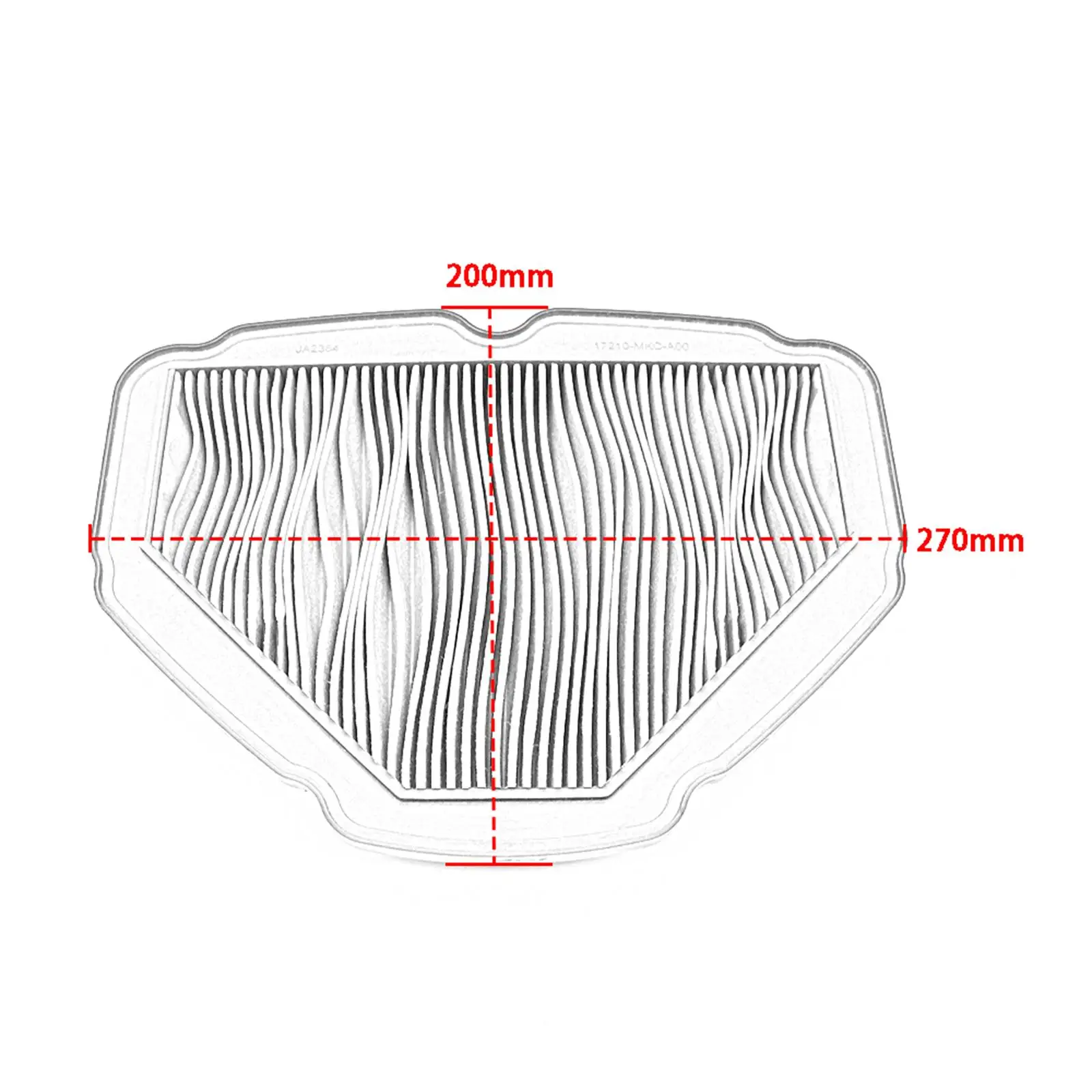 

Air Filter Durable High Performance for Honda GL1800 Goldwing 2018-2021
