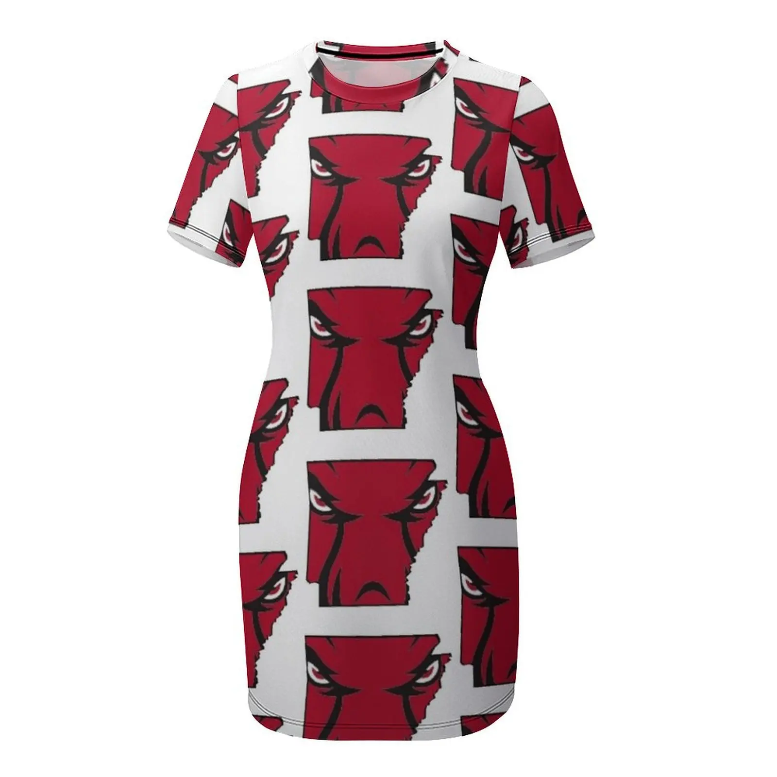 Razorback Eyes платье с короткими рукавами штата Арканса Женское вечернее модное феи
