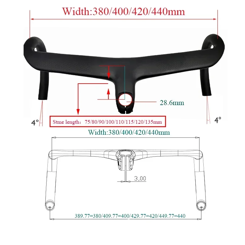 Карбоновый руль Cockpit Di2 для SL7 SL8