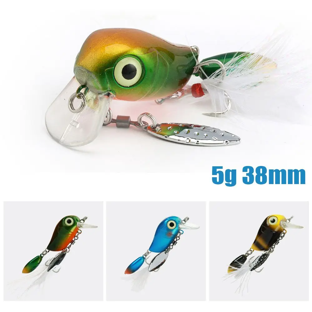 

38cm 5g Plastic Wobbler Bass for Carp Perch Sinking Mini Fishing Bait Bionic Lure Trolling Crankbait Fishing Tackle
