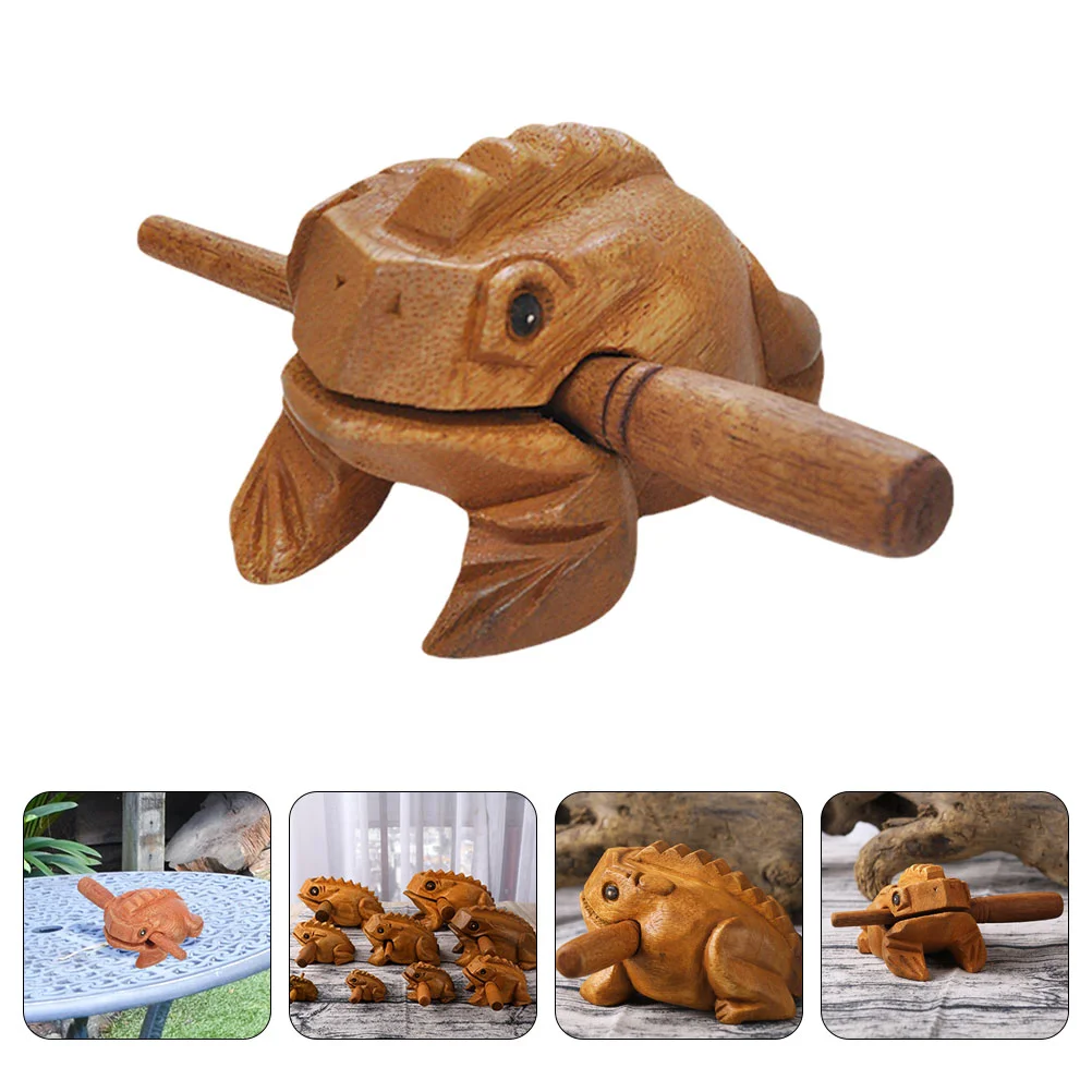 

Деревянное украшение в форме лягушки, детская музыкальная ударная игрушка для дома