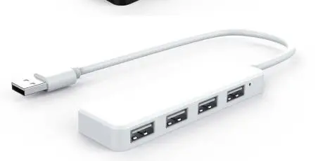

USB 2.0 4 Ports Hub Extension Splitter Adapter for Laptop PC Computer Charger