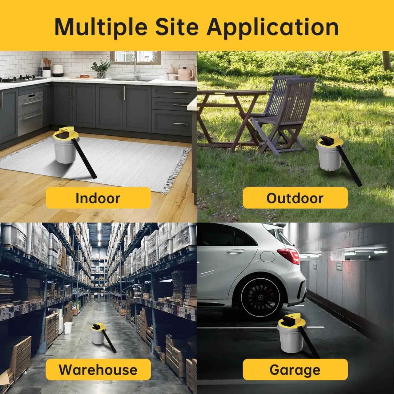 Ведро-ловушка для мыши — мульти-защелка автоматическое сброс гуманная или