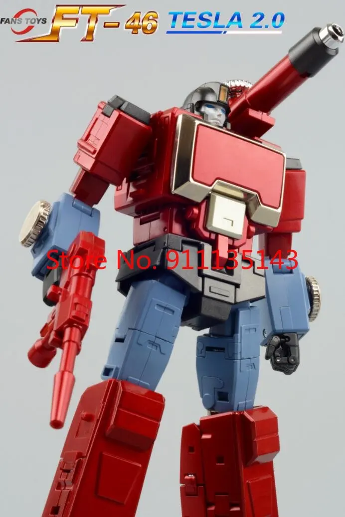 

Fanstoys Ft-46 Tesla Ft46 Perceptor 2.0 3rd Party Transformation Toys Anime Action Figure Toy Deformed Model Robot In Stock Gift