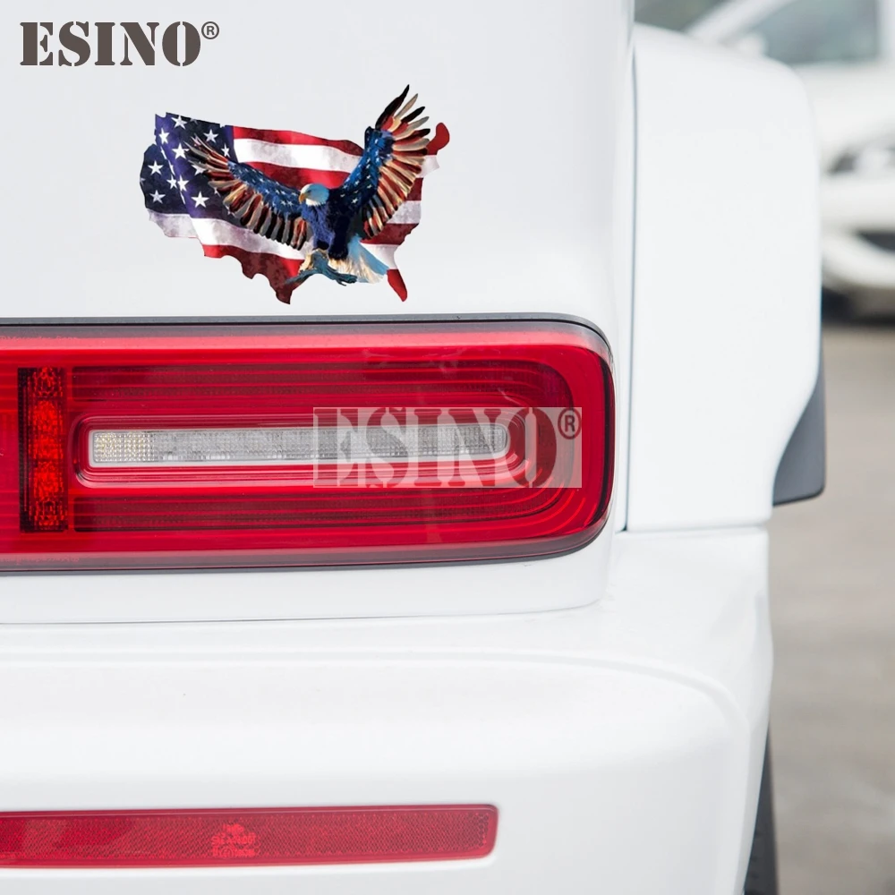 Автомобильный Стайлинг креативный Флаг США американский флаг летающая карта