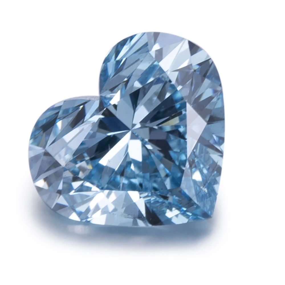 

Lab Grown Diamond SI1 Fancy Intense Greenish Blue 1.33ct CVD
