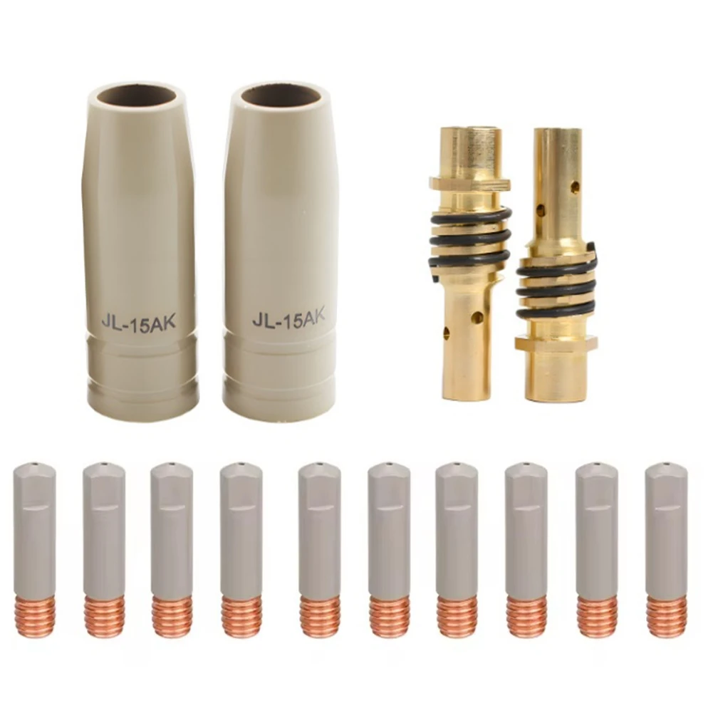 14Pcs 15AK Coating Protection Nozzle Non-Stick Welding Slag European Airless Gas Machine Protective Sleeve