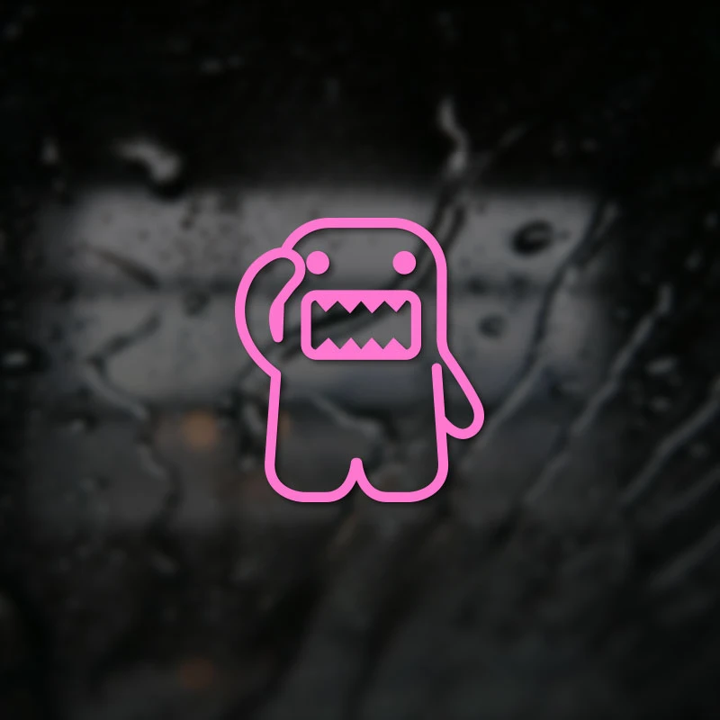 Различные цвета стикеры Домо-кун для модели автомобиля топливный бак виниловые наклейки Солнцезащитный милый автомобиль JDM украшение