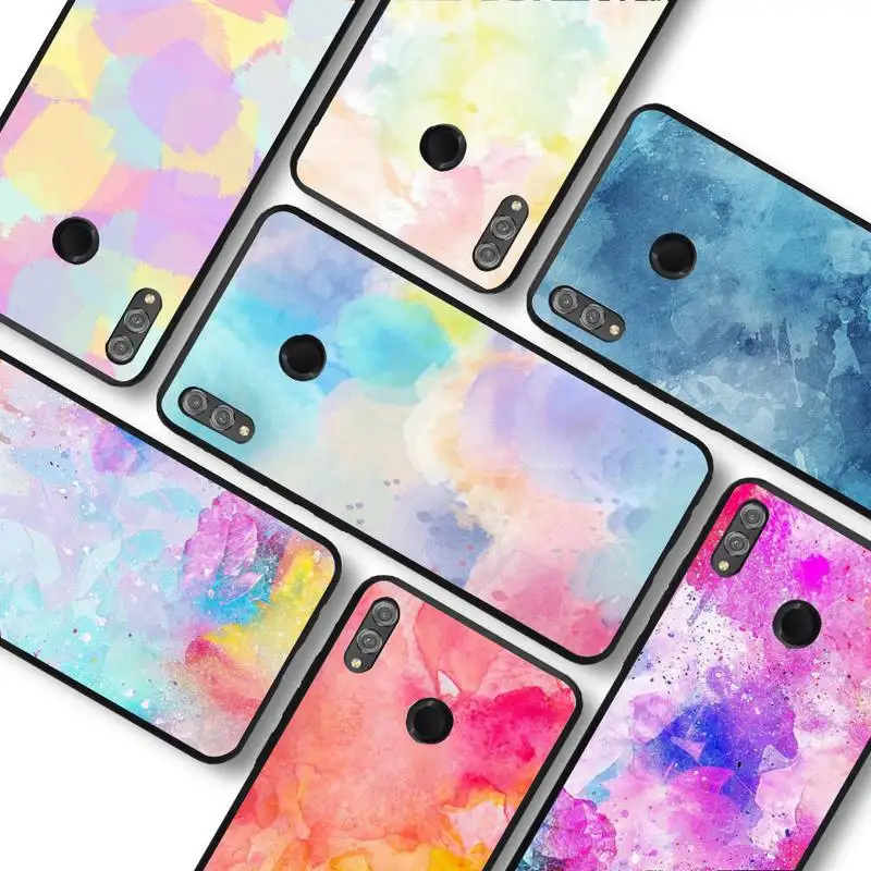 

Watercolor Drawing Phone Case for Huawei Honor 10 i 8X C 5A 20 9 10 30 lite pro Voew 10 20 V30