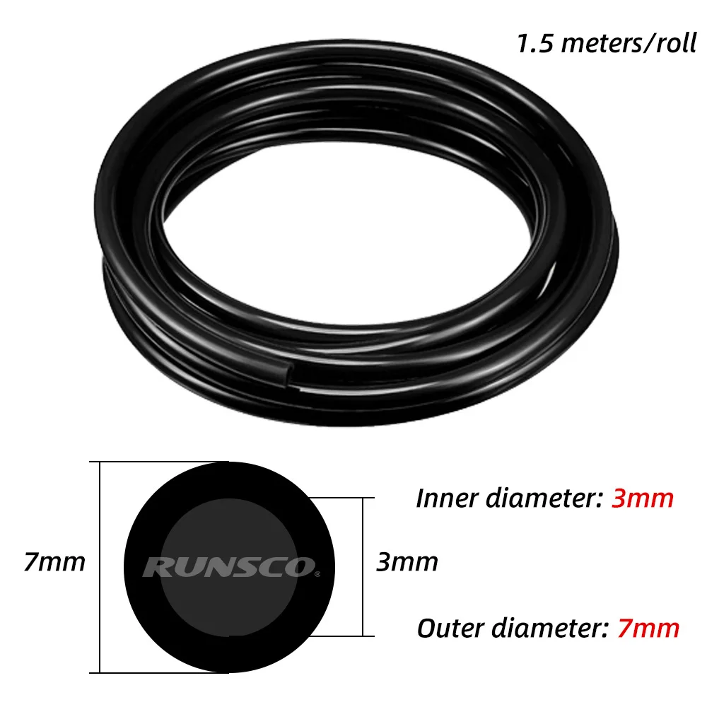 

Автомобильный Вакуумный Силиконовый Шланг Длиной 1,5 М, Внутренний Диаметр 3-8 Мм, Синий/красный/черный