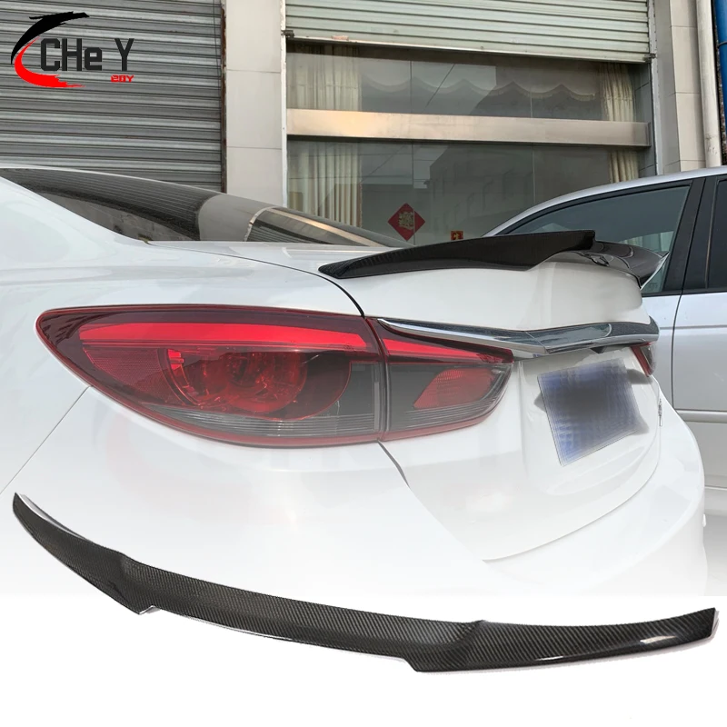 Задний спойлер из углеродного волокна для Mazda 6 Atenza будьте внимательны 2014 2015 2016 2017