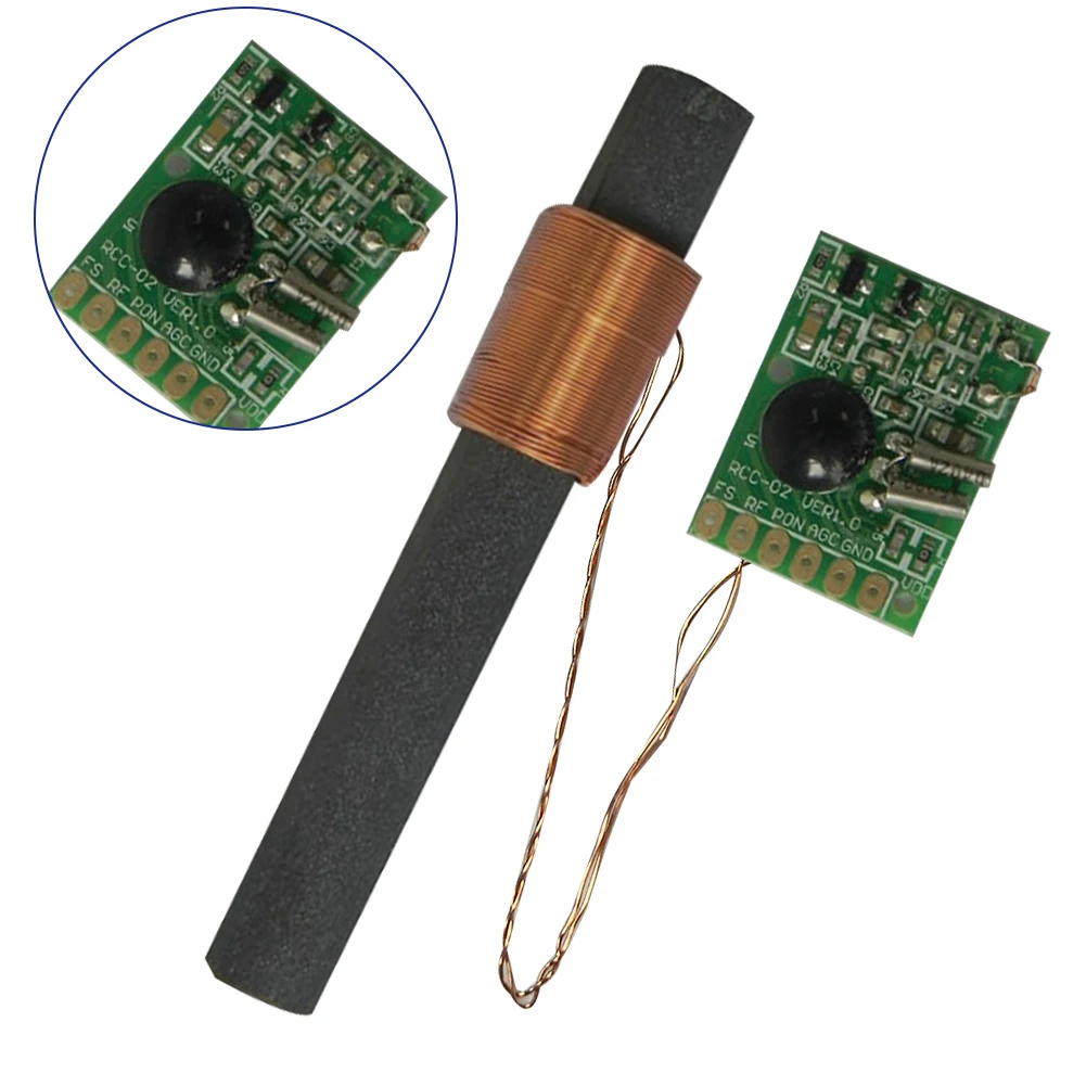 

JJY40K60K Receiver Module 40/60KHz High Sensitivity Radio Time Module Radio Clock Radio Module Antenna Singal Accessories
