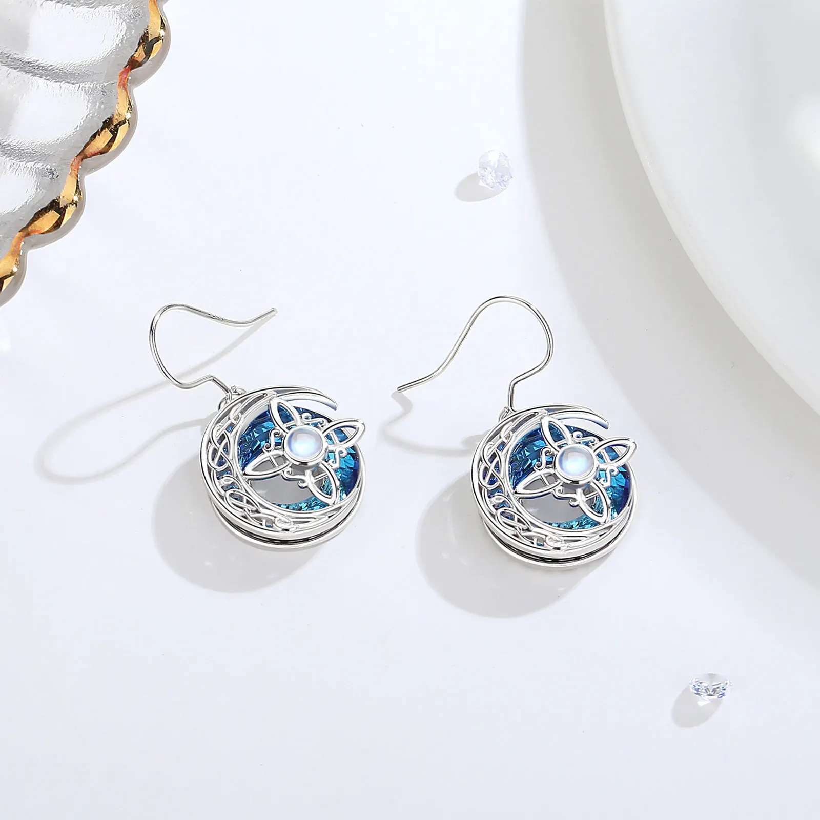 Ювелирный Комплект из кольца ожерелья и браслета серебра 925 пробы