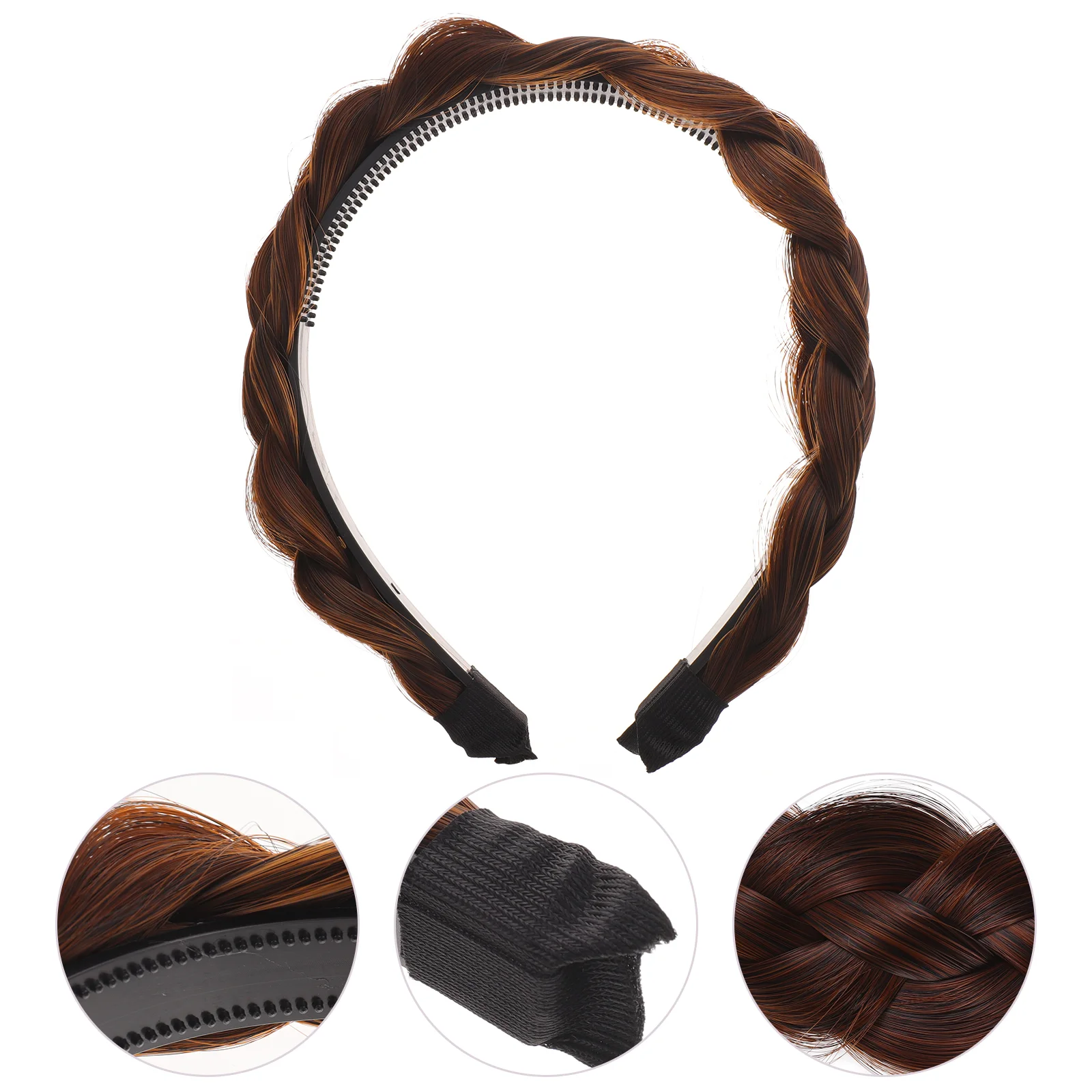 

Braid Headband Plaited Design Girl Hairpiece Festival Headdress Delicate Ornament Simple Style Hairband