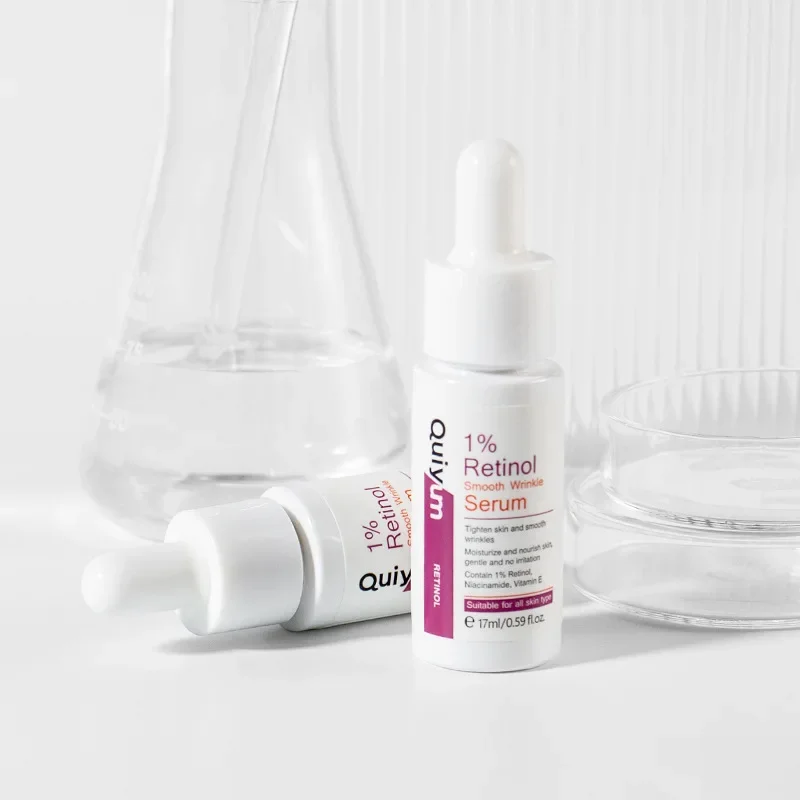 Фото QUIYUM Ретинол Коллагеновая сыворотка для лица Увлажняющая эссенция для лица Уход за кожей Крем с гиалуроновой кислотой Корея Уход за кожей лица 17 мл №1