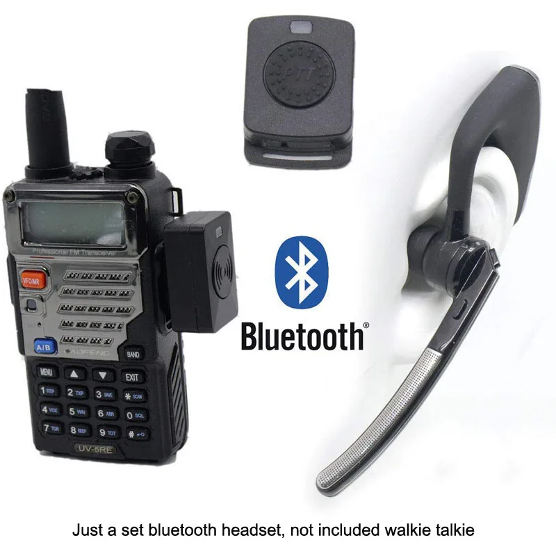 Moto Bike Vivavoce Bluetooth Ptt Auricolare Cuffie Wireless Per Baofeng Uv-82 Uv-5R 888S Kenwood Tk240 Tk3160 Radio