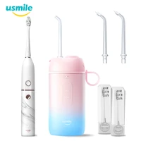 usmile u2s c1 marble art sonic electric toothbrush smart sonicare tooth brushes ipx7 waterproof water flossers oral irrigator