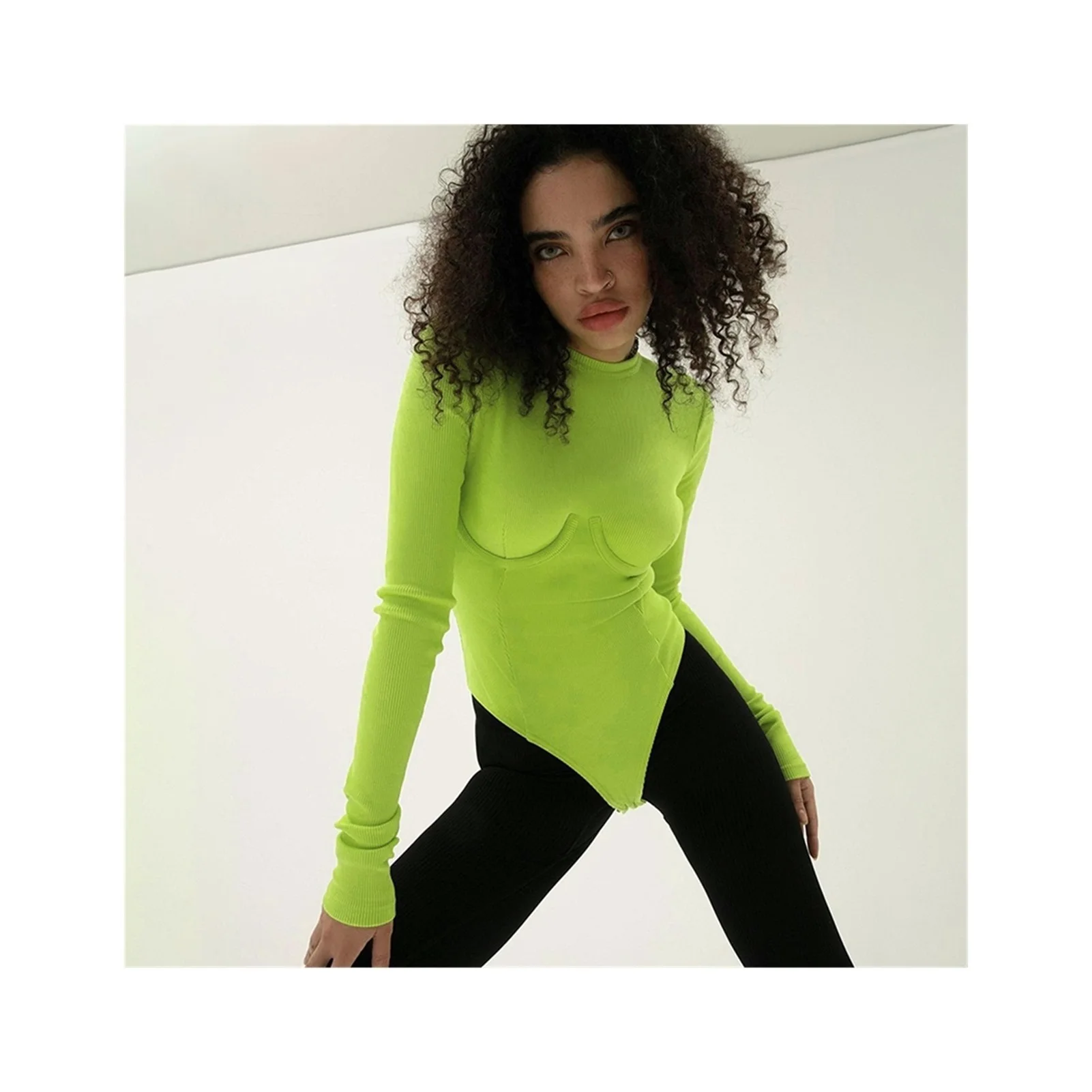 

2022NEW 2022 Autumn Corset Bodusuits Women Solid Color Long Sleeve Bodycon Bodysuit Jumpsuit Club Sexy Vintage Body Top Female