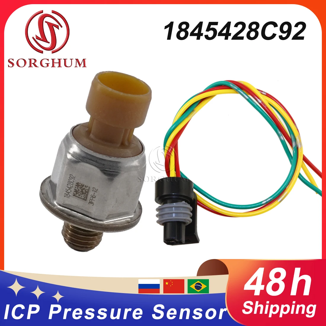 

Sorghum New ICP Sensor Fuel Injection Pressure Sensor 1845428C92 For Ford E-350 E-450 F-250 F-350 F-450 F-550 6.0 6.0L 04-07