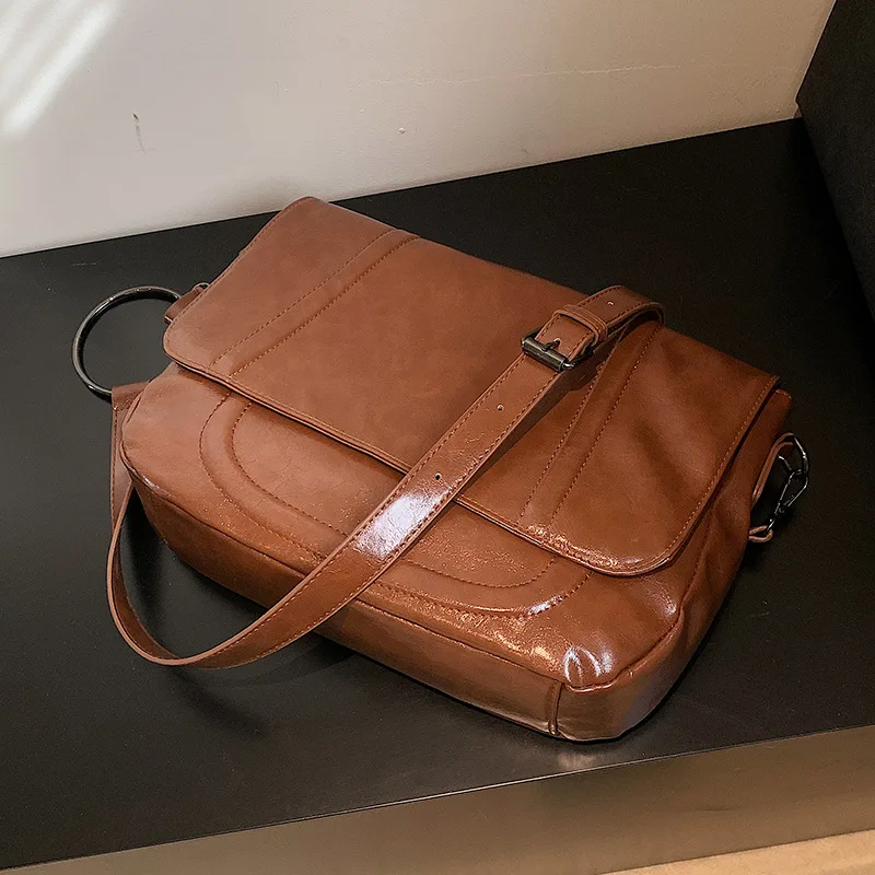 

Повседневная вместительная Новая Женская осенне-зимняя популярная Высококачественная сумка через плечо 2022, сумки через плечо для женщин