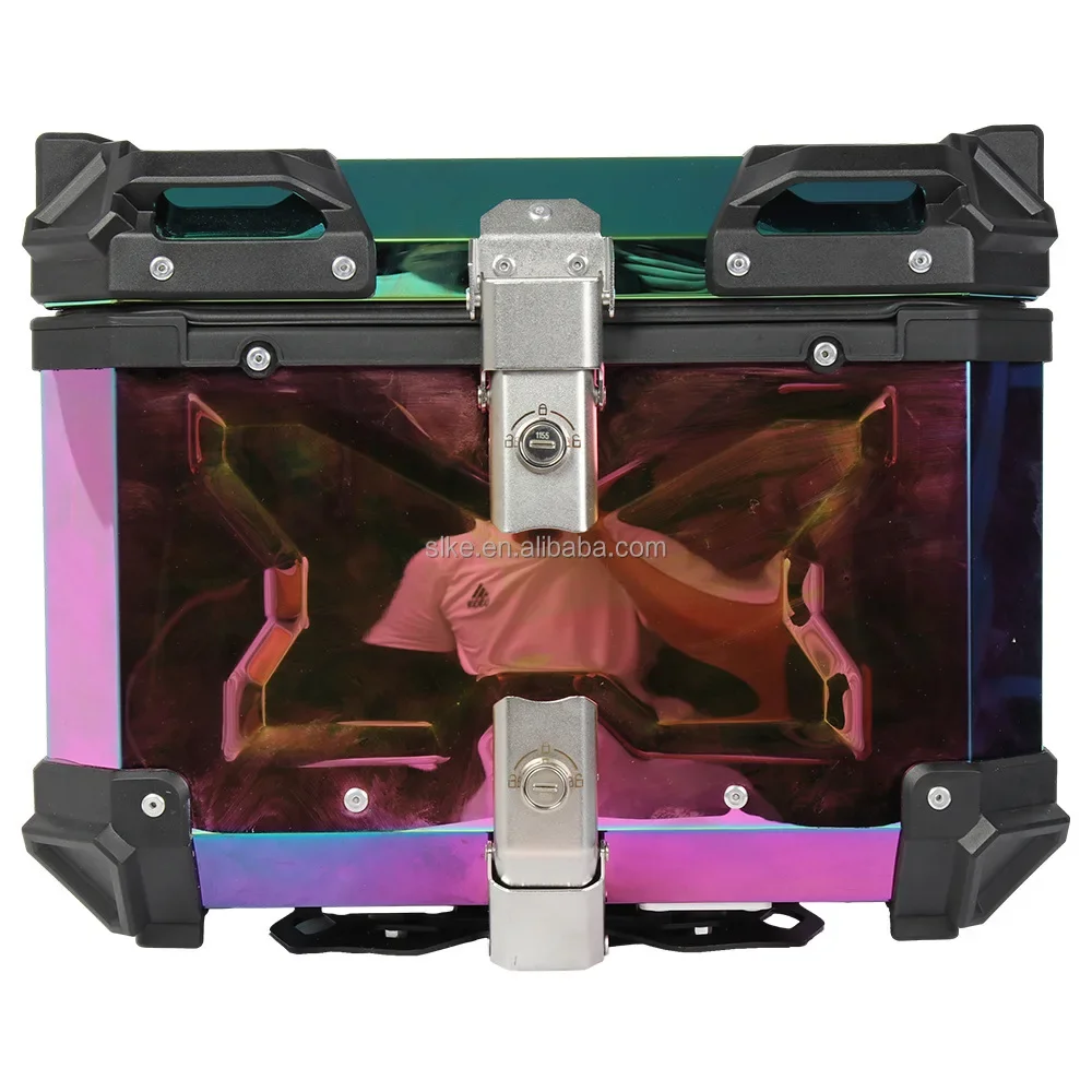 SLKE красочный 45л Cajas De Cola Motocicleta держатель для доставки хвостовой чехол