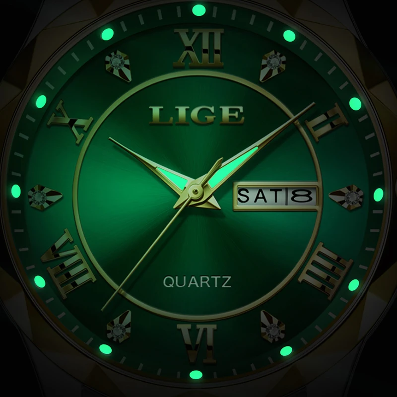 LIGE 2024 новые спортивные водонепроницаемые женские кварцевые наручные часы лучший