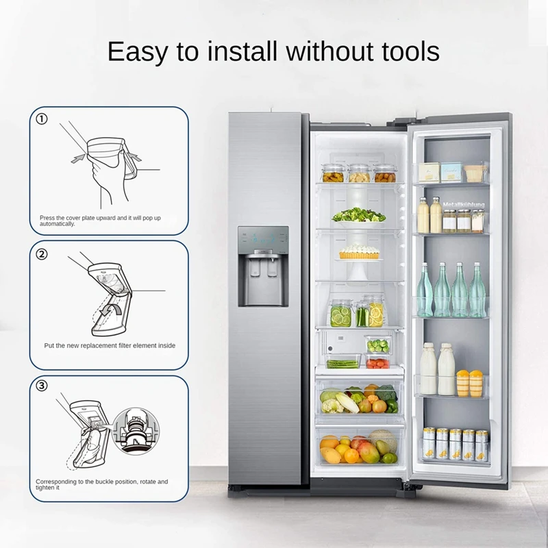 Фильтр для воды холодильника 4396841 EDR3RXD1 фильтра 3 4396710 P2RFWG2 9083903046-9083