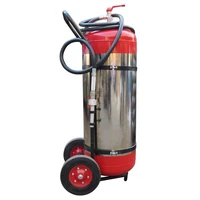 70l foam water trolley fire extinguisher stainless steel sus 304 trolley mounted fire extinguisher 50l 65l 100l