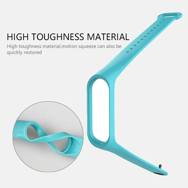 For Xiaomi miband 7 6 4 5 3 Strap Silicone Replacement Wristband For Xiaomi mi band 5 6 4 3 miband7 Sport Bracelet Correa