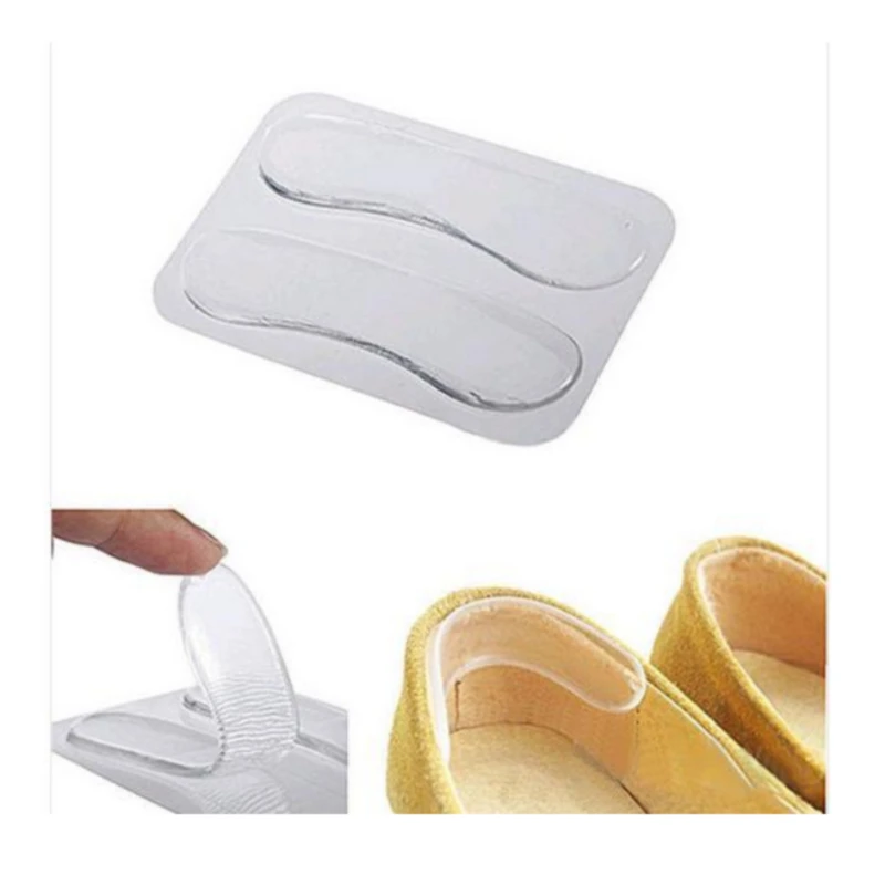 

Silicone Gel Heel Protector Soft Cushion Protector Foot Feet Care Shoe Insert Pad Insole Shoes Accessories Insoles For Shoes