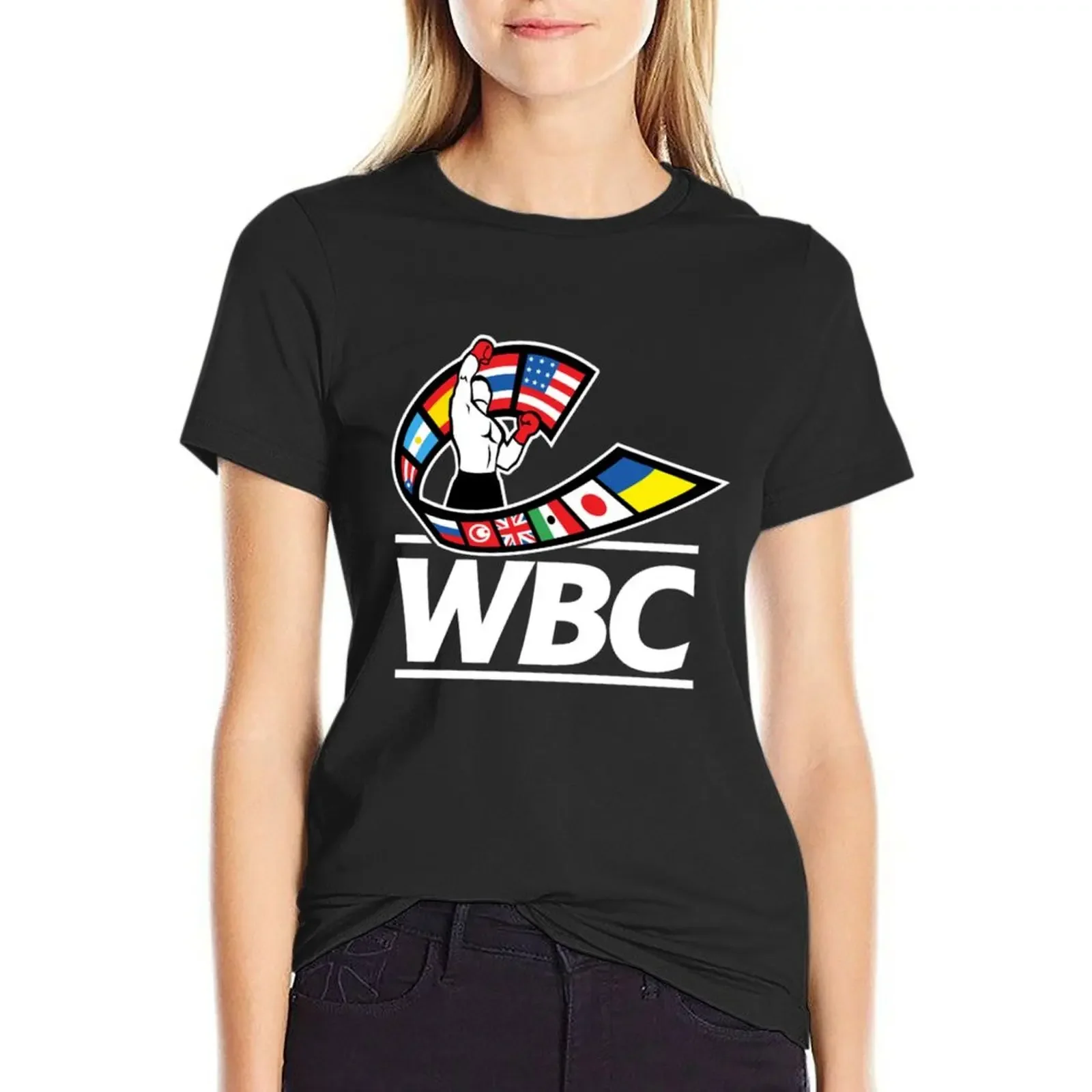 Футболка WBC чемпиона мира Женская одежда в стиле оверсайз