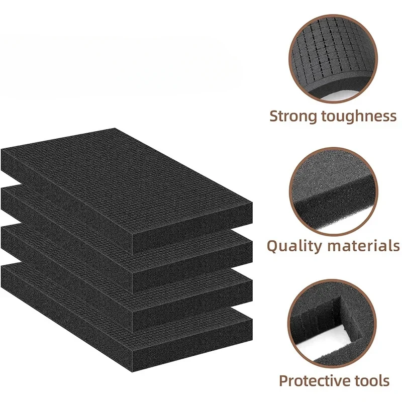 4 шт. 40 5/30 5x30 5x5 см высокая плотность пена для упаковки ящик инструментов
