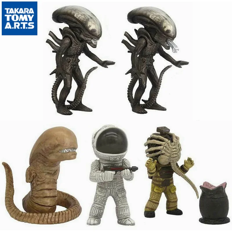 

Оригинальная экшн-фигурка TAKARA TOMY Gashapon Xenomorph Alien Facehugger аниме модель подарок игрушки для детей коллекционное украшение