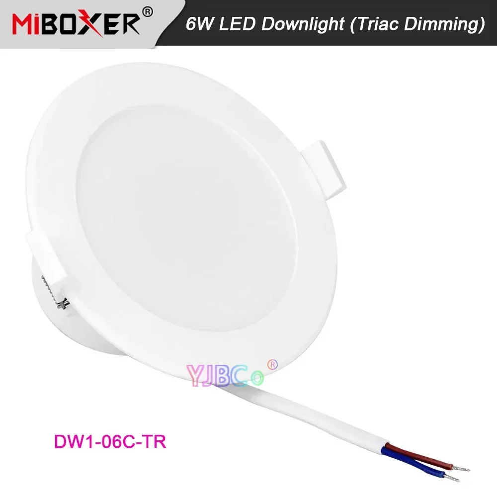 MiBoxer AC Triac RF + Push Dimmer Control 6W Dimming Светодиодный потолочный светильник 220 В Потолочный