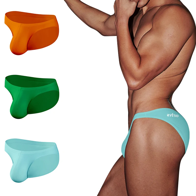 

3pcs/Lot Low Waist Bikini Men Briefs Underwear Sexy Comfortable Modal Gay Mens Underpants Slip Homme U Convex Cuecas Masculinas