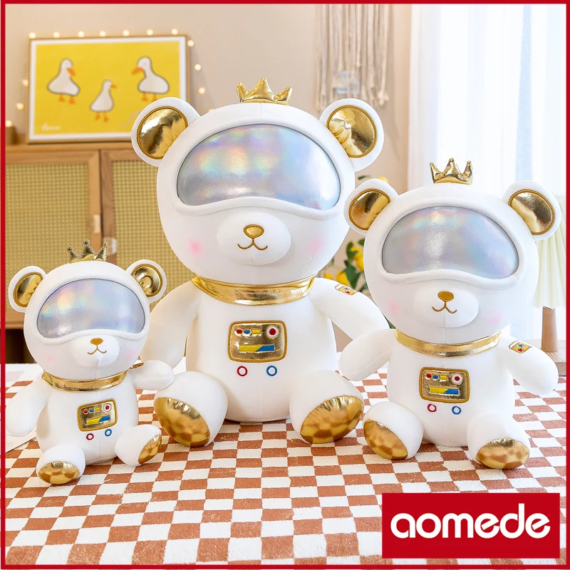 

70 см милые мягкие плюшевые игрушки в виде космического медведя, Подушка для сна для офиса, удобная домашняя подушка, детский Декор, рождеств...