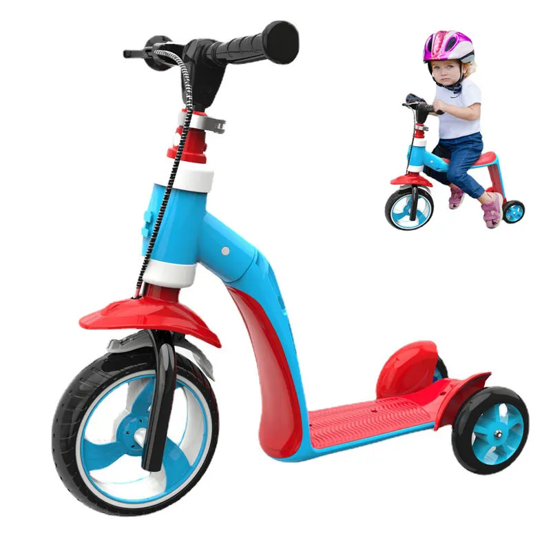 

3 In 1 Deformable Children's Scooter 3-6-years Kids Balance Car Boys Girls Baby Tricycle Swing Walker Kids Ride on Play Toys Car