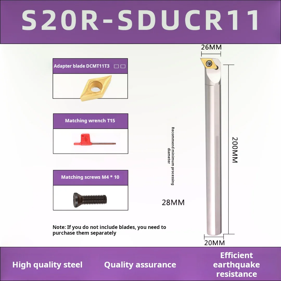 OYYU SDUCR Белый пружинный стальной внутренний держатель инструментов Хвостовик с ЧПУ S08K S10K S12M S14N S16Q S20R S25S SDUCR07 SDUCR11 Расточная оправка