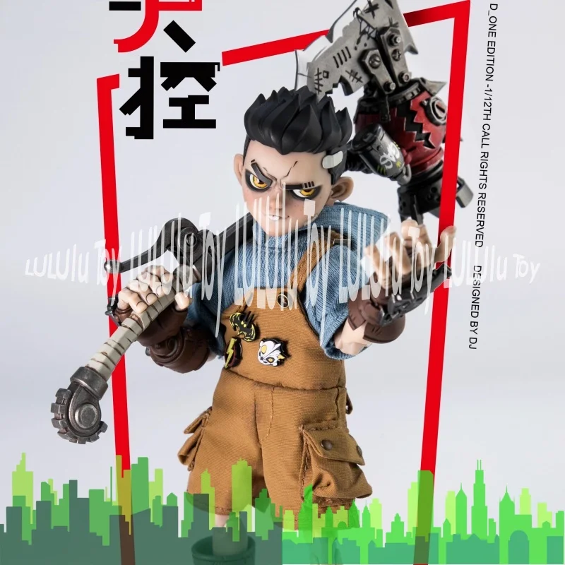 Фото Коллекционная экшн-фигурка D One Studio Rage Zboys в масштабе 1/12, модная, подвижная, кастомизированная, для демонстрации в коллекции. №3