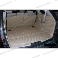 for hyundai veracruz leather car trunk mat cargo liner 2006 2007 2008 2009 2011 2012 2013 2014 2015 2016 ix55 rug boot rear auto