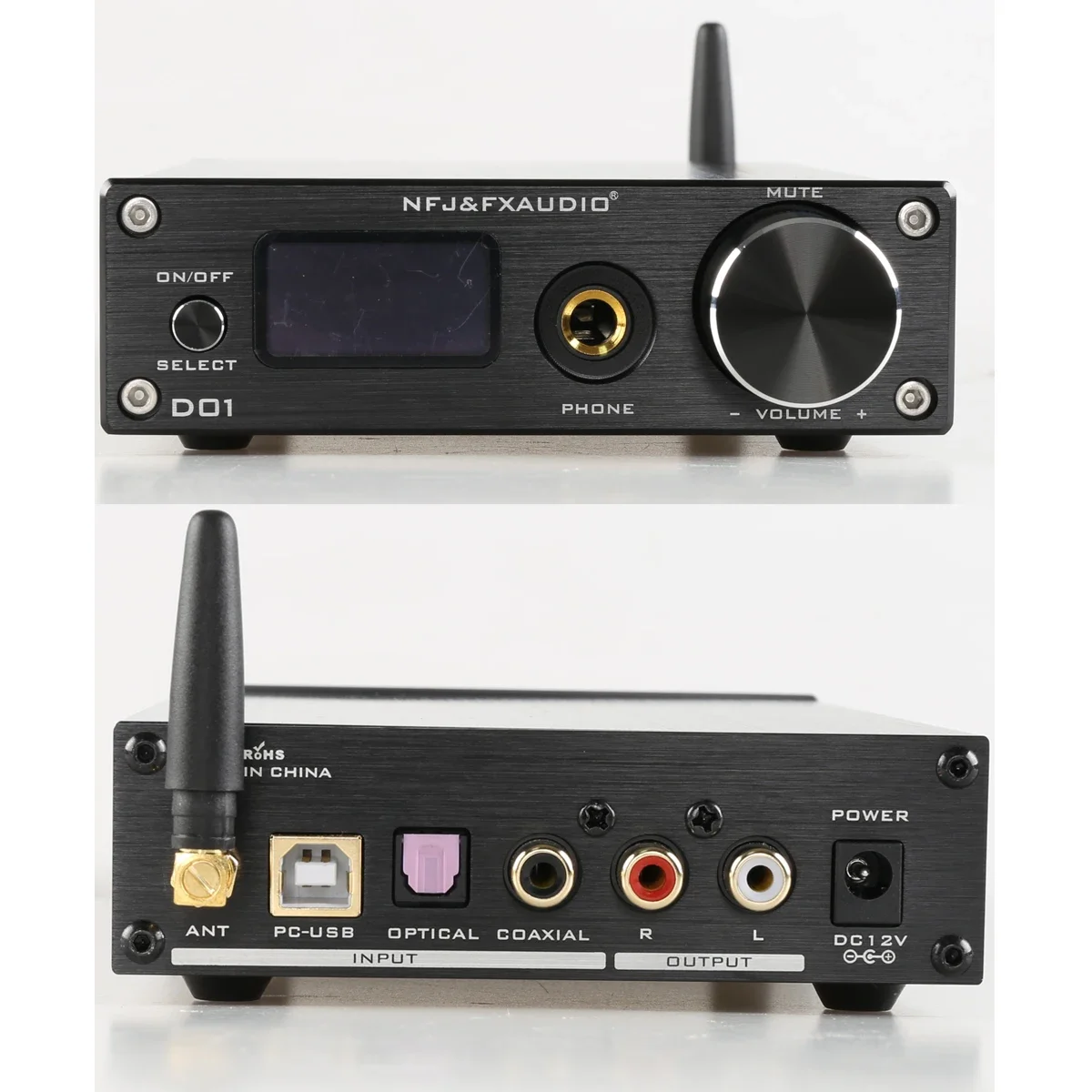 Усилитель для наушников FX-Audio D01 USB DAC Bluetooth 5 0 ES9038Q2M 32 бит 768 кГц DSD512 XU208