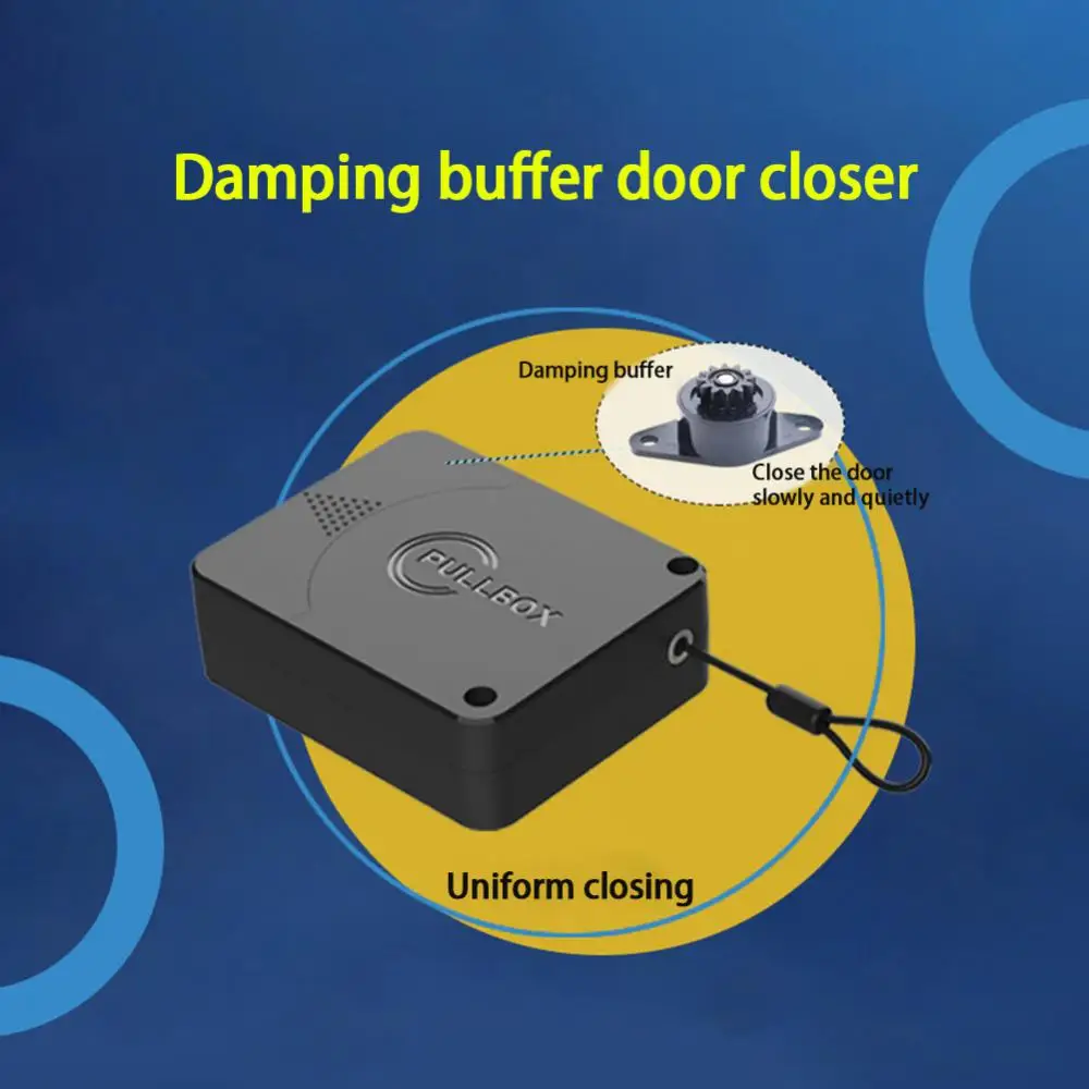 

Automatic Sensor Door Closer Adjustable Closers For Sliding Door Punch-Free Door Stopper Automatic Close Door Bracket Closer