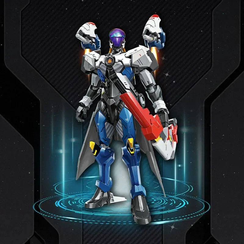 Фото Keeppley Honor of Kings строительные блоки Sun Shangxiang потоки Mecha Warrior Робот Модель Подвижная кукла сборка игрушка подарок №4
