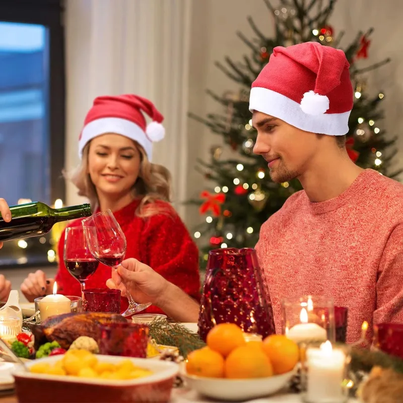 1-60 шт. Новогодняя шапка для детей и взрослых